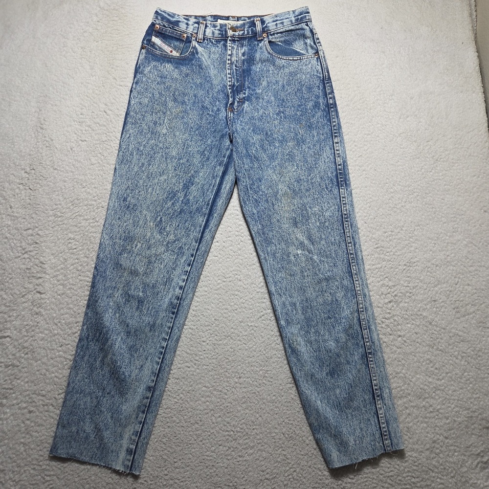 Vintage Bugle Boy Basic Acid Wash Blue Jeans Mens Size 30x29